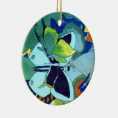 Butterfly Mosaic Gift Keramisch Ornament (Rechts)