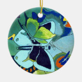 Butterfly Mosaic Gift Keramisch Ornament (Voorkant)