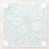 Butterfly Mosaic Glass Onderzetter (Achterkant)