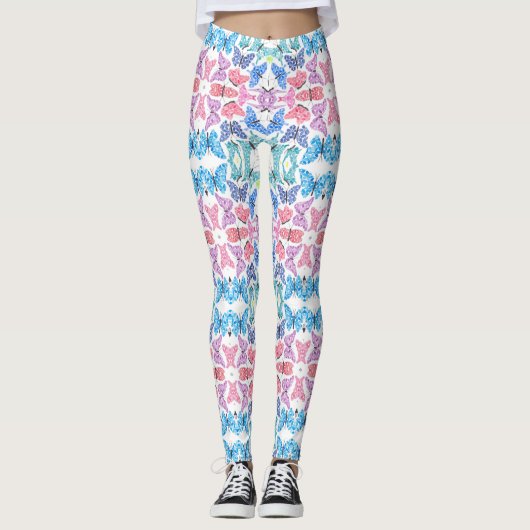 Butterfly Mosaic Leggings (Voorkant)