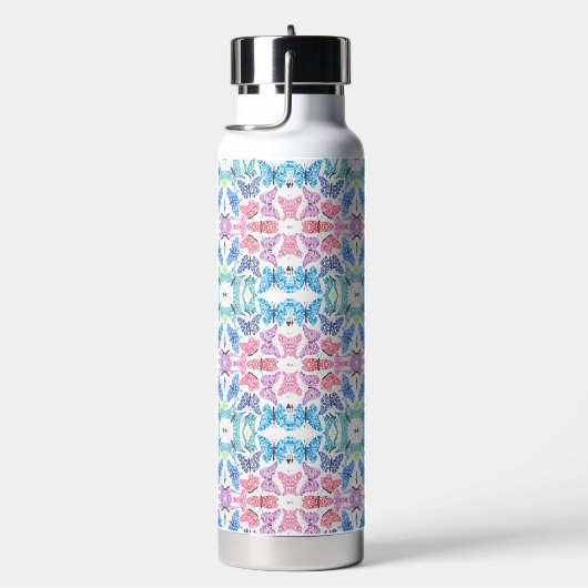 Butterfly Mosaic Water Bottle Waterfles (Rechts)