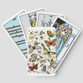 Butterfly & Moth beroemd gemaakt door Paul Gervais Pokerkaarten