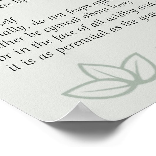 Butterfly Motivatie Desiderata Poster (Hoek)