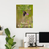 Butterfly Motivatie Inspirerend Foto Poster (Thuiskantoor)