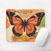 Butterfly Mouse Pad 1 Timothy 4:12 Muismat (Met muis)