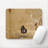 Butterfly Mousepad Muismat (Met muis)