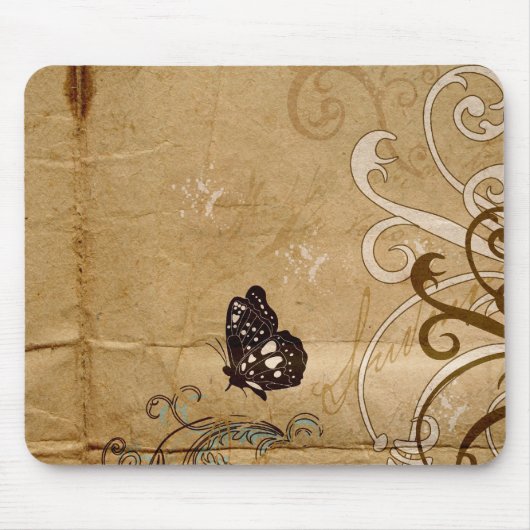 Butterfly Mousepad Muismat (Voorkant)