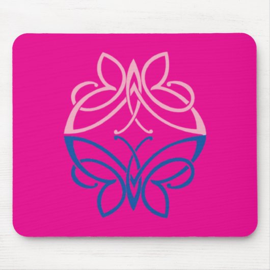 Butterfly Mousepad Muismat (Voorkant)