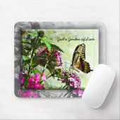Butterfly Mousepad Muismat (Met muis)