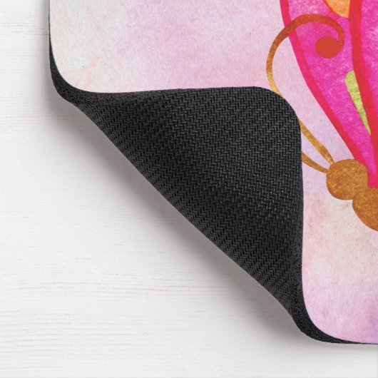 Butterfly Mousepad Pastel Style Muismat (Hoek)
