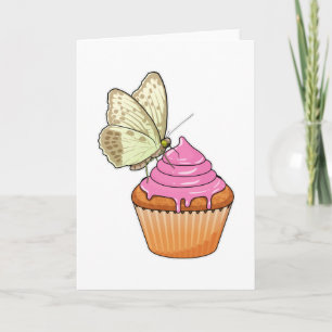 Butterfly Muffin Kaart