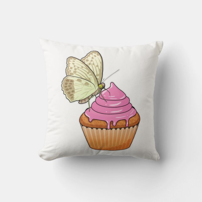 Butterfly Muffin Kussen (Voorkant)