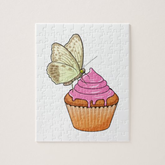 Butterfly Muffin Legpuzzel (Verticaal)