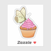 Butterfly Muffin Sticker (Vel)