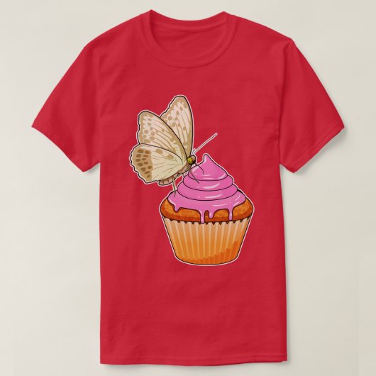 Butterfly Muffin T-shirt (Design voorkant)