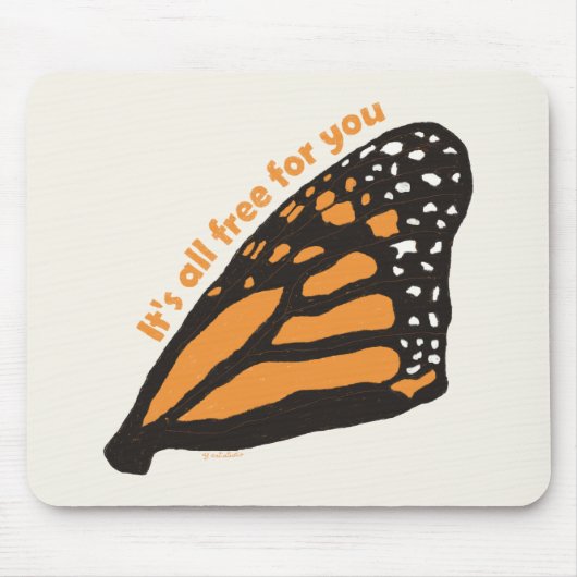 Butterfly Muismat (Voorkant)