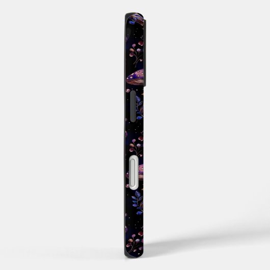 Butterfly Mushroom Floral Dark Witchy Pattern Case-Mate iPhone Case (Achterkant / Rechts)