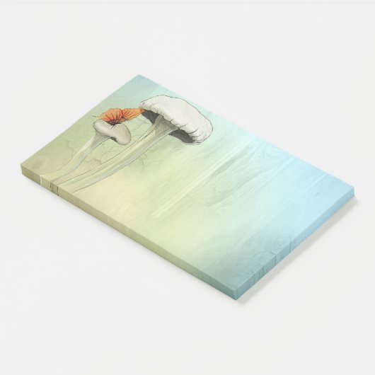 "Butterfly-Mushroom" Post-it Notes (Schuin)