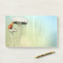 "Butterfly-Mushroom" Post-it Notes