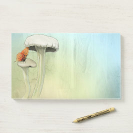 "Butterfly-Mushroom" Post-it Notes