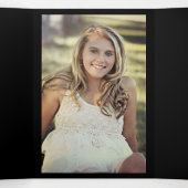 Butterfly Music Afstuderen Drie foto's Drieluik Aankondiging (Binnenkant midden)