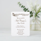 Butterfly Music Overweging Uitnodiging (Staand voorkant)