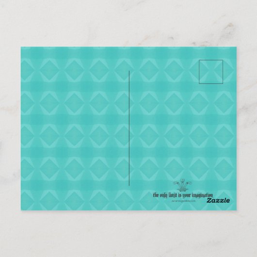 Butterfly n Rozen Briefkaart (Achterkant)