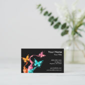 Butterfly Nail Pools Visitekaartje (Staand voorkant)