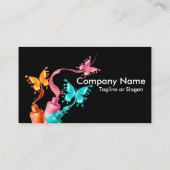 Butterfly Nail Pools Visitekaartje (Achterkant)