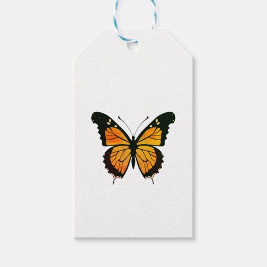 Butterfly Napkins Cadeaulabel (Voorkant)