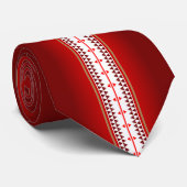 Butterfly Nation Red Stropdas (Opgerold)