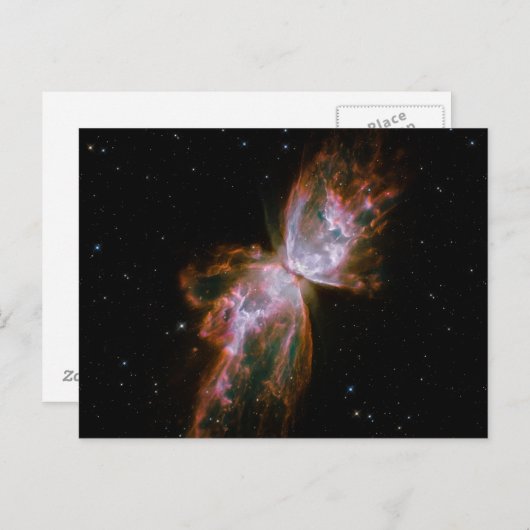 Butterfly Nebula Briefkaart (Voorkant / Achterkant)