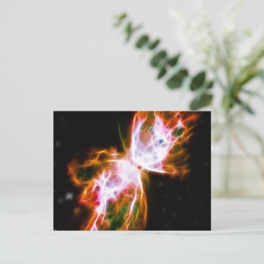 Butterfly Nebula Briefkaart (Staand voorkant)