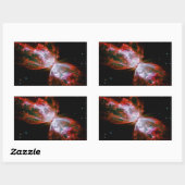 Butterfly Nebula in Scorpius Constellation Rechthoekige Sticker (Vel)