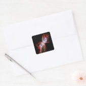 Butterfly Nebula in Scorpius Constellation Vierkante Sticker (Envelop)