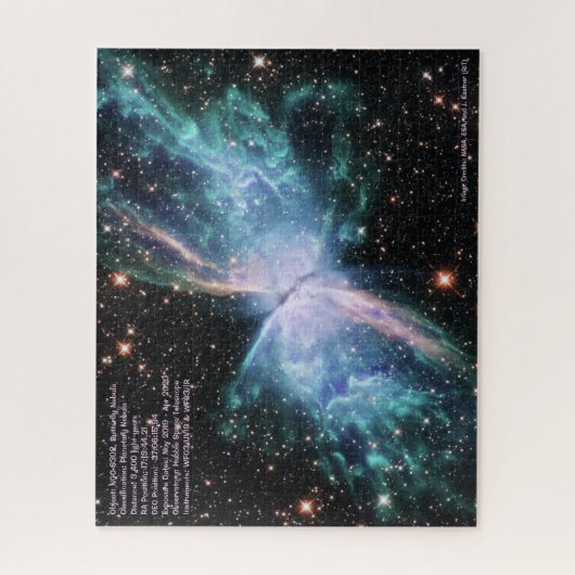 Butterfly Nebula Jigzaag Puzzle Legpuzzel (Verticaal)