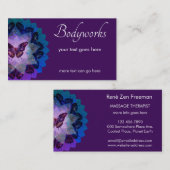 Butterfly Nebula Mandala | PAARS Visitekaartje (Voorkant / Achterkant)