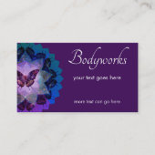 Butterfly Nebula Mandala | PAARS Visitekaartje (Voorkant)