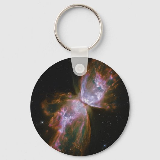 Butterfly Nebula NGC 6302 Bug Planetaire Nebula Sleutelhanger (Voorkant)