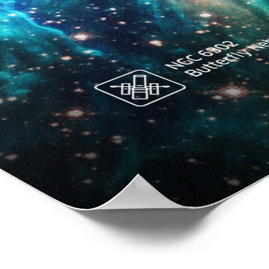 Butterfly Nebula NGC 6302 - poster (Hoek)