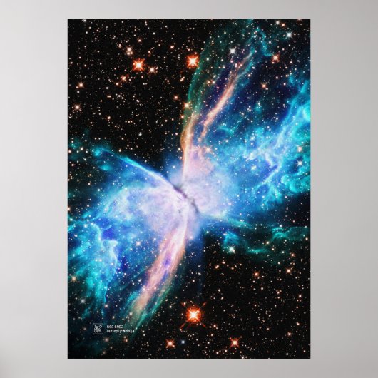 Butterfly Nebula NGC 6302 - poster (Voorkant)