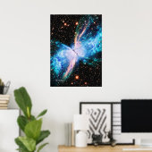Butterfly Nebula NGC 6302 - poster (Thuiskantoor)