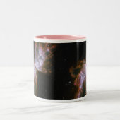 Butterfly Nebula NGC 6302 Tweekleurige Koffiemok (Center)