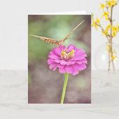 Butterfly Nectar Scripture Kaart Psalm 34:8 (Gele Bloem)