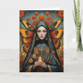 Butterfly non Holding Kaars Alle Gelegenheid Blank Kaart (Voorkant)