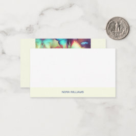 Butterfly Note Kaart Flat Option Notitiekaartje