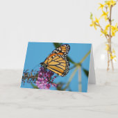 Butterfly Note-kaarten Kaart (Gele Bloem)