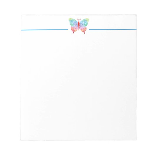 Butterfly Note Pad Notitieblok (Voorkant)