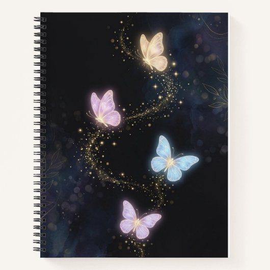 Butterfly Notebook – Magical Colorful Butterflies  Notitieboek (Voorkant)