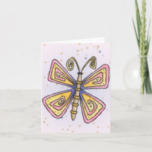 Butterfly - Notitie-Kaart Kaart